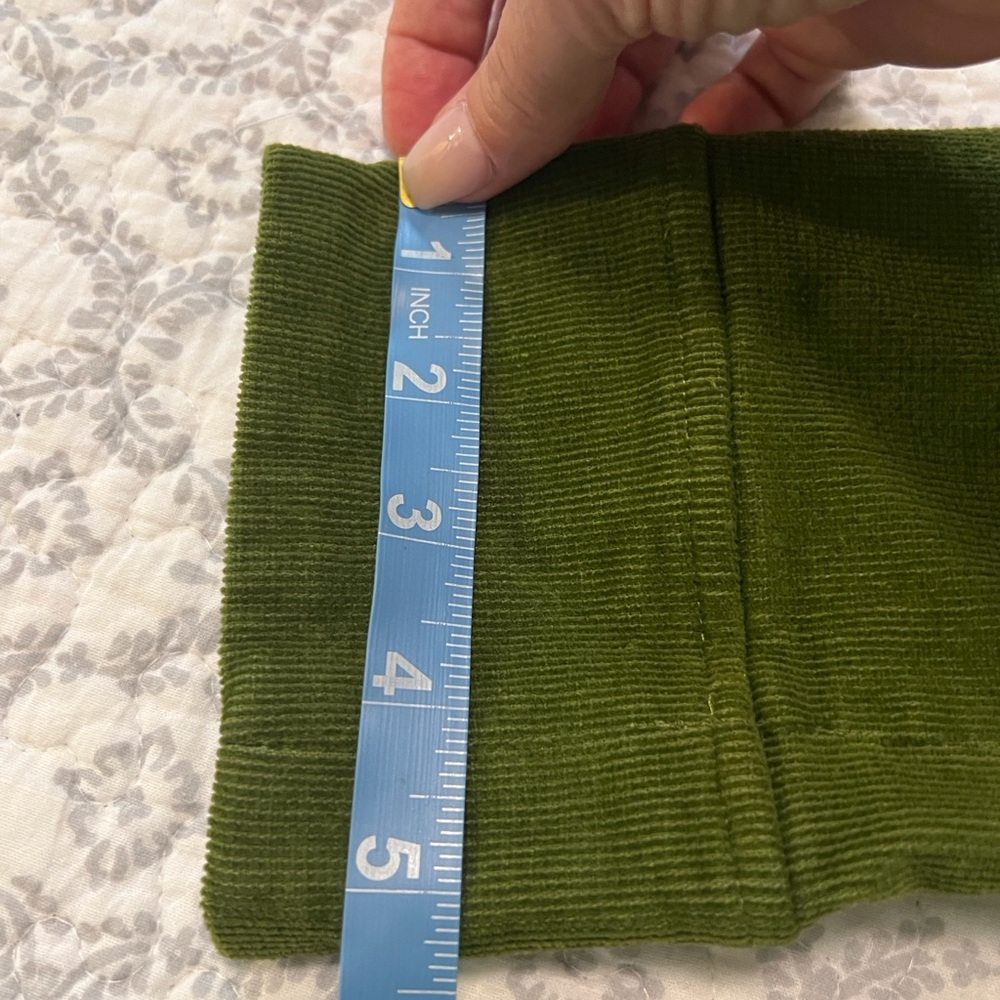Olive Green Corduroy Jacket - Picture 12 of 13